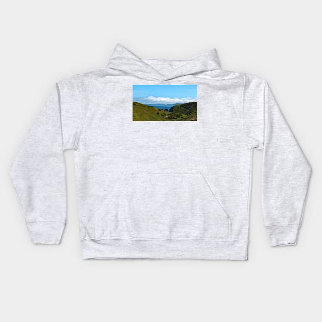 Channel Islands National Park Santa Cruz Island Kids Hoodie by supernova23